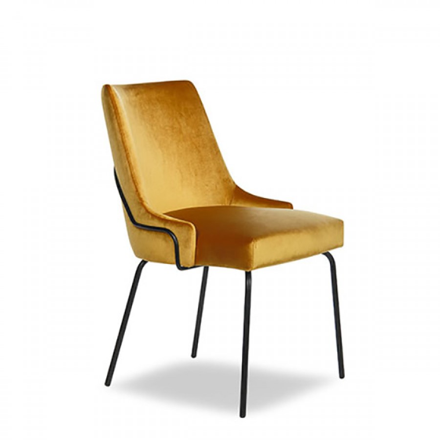 Scaun pentru dining Contractin, Louvre Tube S
